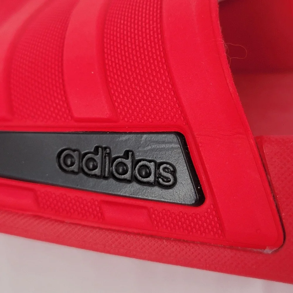 Adidas Racer TR Slide Red Cloudfoam Athletic Sandals Mens 10 Womens 11
